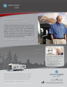 2008 Holiday Rambler Next Level Brochure page 8