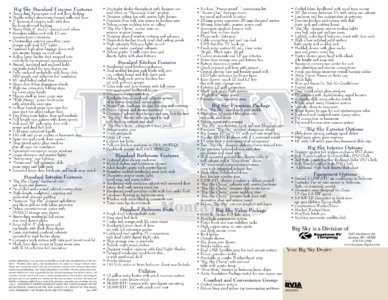 2008 Keystone RV Montana Big Sky Brochure page 8