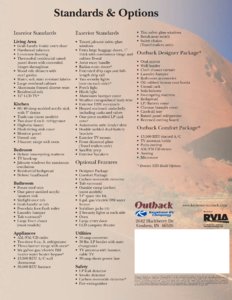 2008 Keystone RV Outback Brochure page 8