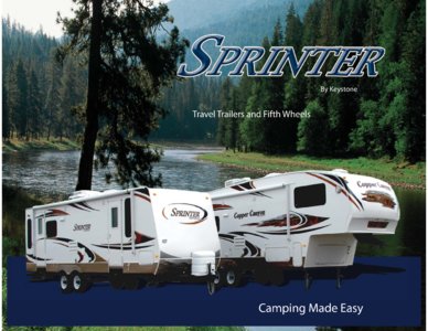 2008 Keystone RV Sprinter Brochure page 1