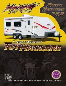 2008 KZ RV MXT Brochure page 1