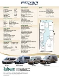 2008 Leisure Travel Vans Libero Brochure page 2