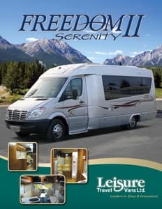 2008 Leisure Travel Vans Serenity Brochure page 1