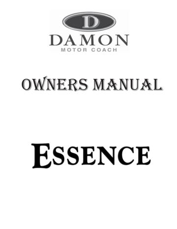 2008 Thor Essence Owner's Manual Brochure