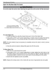 2008 Thor Four Winds Siesta Owner's Manual Brochure page 47