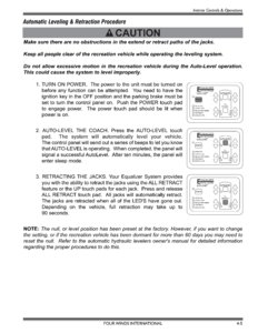 2008 Thor Four Winds Siesta Sprinter Owner's Manual Brochure page 58