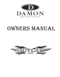 2008 Thor Outlaw Owner's Manual Brochure page 1