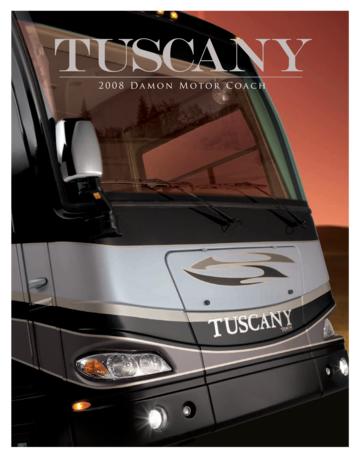 2008 Thor Tuscany Brochure