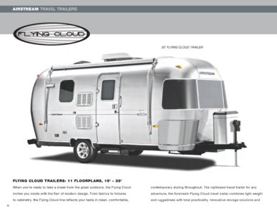 2009 Airstream Flying Cloud Brochure page 1