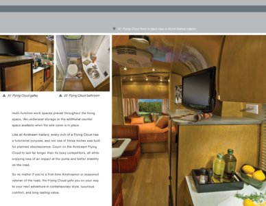 2009 Airstream Flying Cloud Brochure page 2