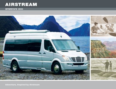 2009 Airstream Interstate 3500 Brochure page 1