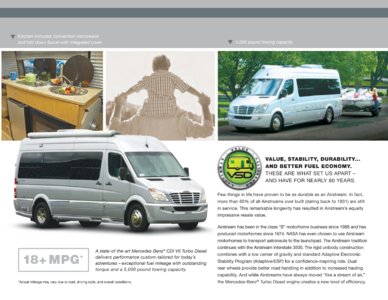 2009 Airstream Interstate 3500 Brochure page 3