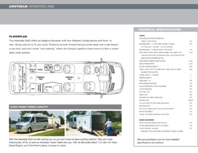 2009 Airstream Interstate 3500 Brochure page 10