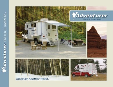 2009 ALP Adventurer Truck Campers Brochure page 1