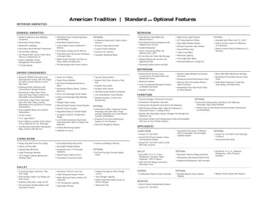 2009 American Coach American Tradition Brochure page 22