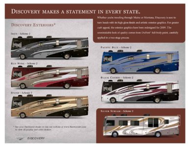 2009 Fleetwood Discovery Brochure page 10