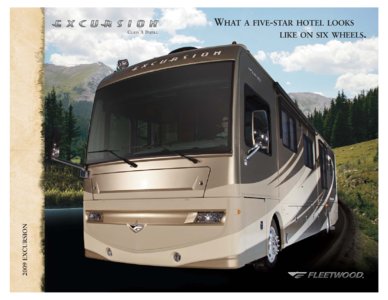 2009 Fleetwood Excursion Brochure page 1