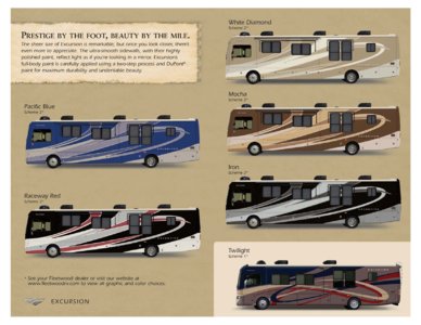 2009 Fleetwood Excursion Brochure page 10