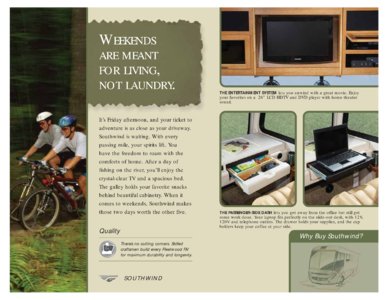 2009 Fleetwood Southwind Brochure page 2