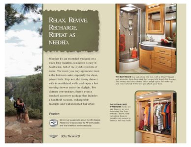 2009 Fleetwood Southwind Brochure page 6