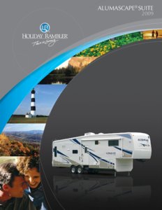 2009 Holiday Rambler Alumascape Suite Brochure page 1