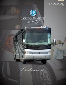 2009 Holiday Rambler Endeavor Brochure page 1