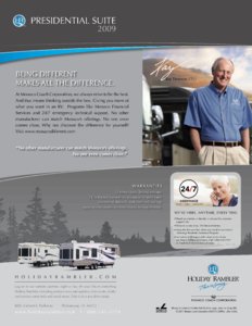 2009 Holiday Rambler Presidential Suite Brochure page 12