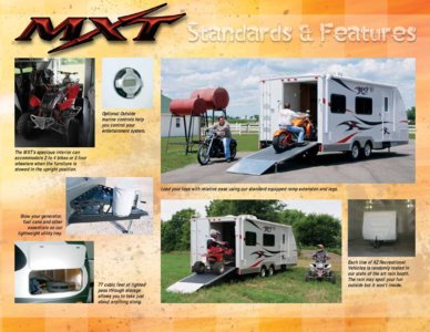 2009 KZ RV MXT Brochure page 8