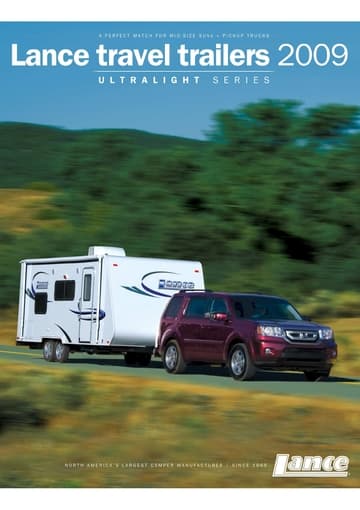 2009 Lance Travel Trailers Brochure