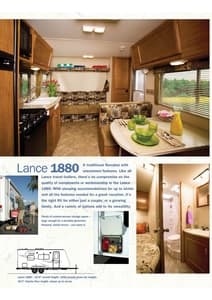 2009 Lance Travel Trailers Brochure page 2