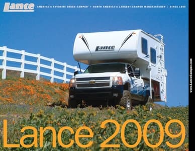 2009 Lance Truck Campers Brochure page 1