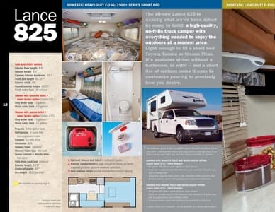 2009 Lance Truck Campers Brochure page 18