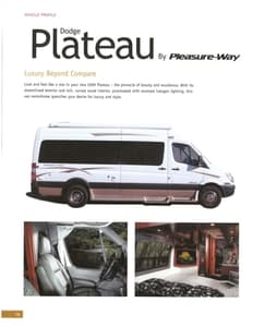 2009 Pleasure-Way Full Line Brochure page 18