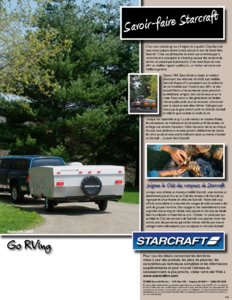 2009 Starcraft Folding Camping Trailers French Brochure page 6