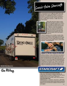 2009 Starcraft Rock Star Toyhaulers French Brochure page 6