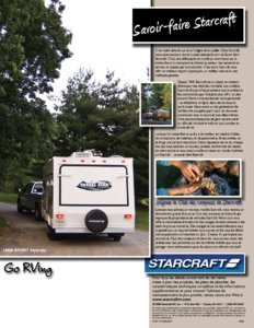 2009 Starcraft Travel Star French Brochure page 8