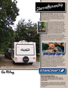 2009 Starcraft Travel Star Brochure page 8