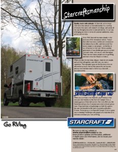 2009 Starcraft Truck Campers Brochure page 6