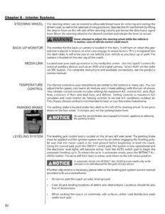 2009 Thor Avanti Owner's Manual Brochure page 50