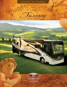 2009 Thor Tuscany Brochure page 1
