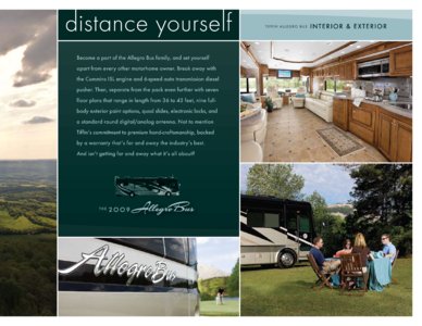 2009 Tiffin Allegro Bus Brochure page 3