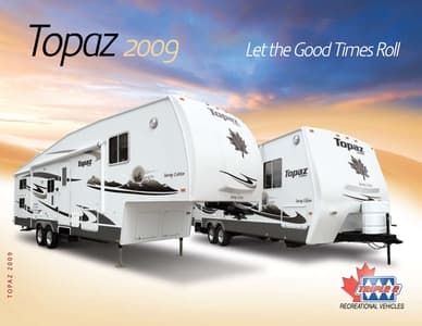 2009 Triple E RV Topaz Brochure page 1
