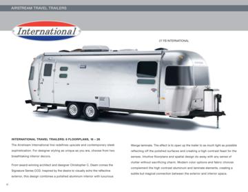 2010 Airstream International Brochure