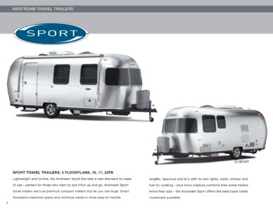 2010 Airstream Sport Brochure page 1