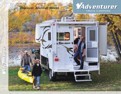 2010 ALP Adventurer Truck Campers Brochure page 1