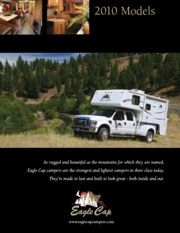 2010 ALP Eagle Cap Truck Campers Brochure