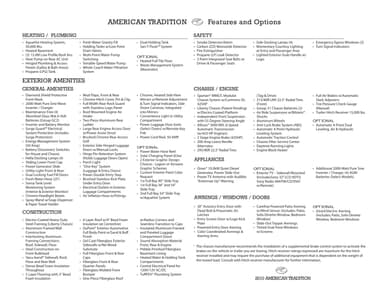 2010 American Coach American Tradition Brochure page 11