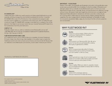 2010 Fleetwood Southwind Brochure page 4