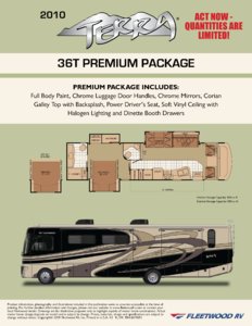 2010 Fleetwood Terra Brochure page 1