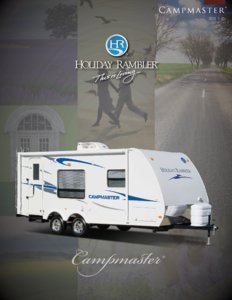 2010 Holiday Rambler Campmaster Brochure page 1